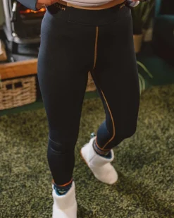 Leggings|Activewear>Passenger Blossom Recycled Base Layer Leggings Deep Navy