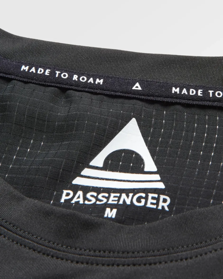 T-Shirts & Tank Tops|Activewear>Passenger Boardwalk Active Recycled Vest Black