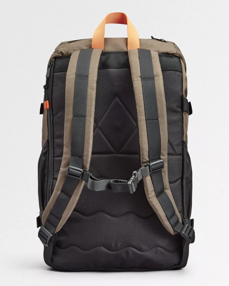 Surf Accessories|Surf Accessories>Floris van Bommel Boondocker Recycled 26L Backpack Black/Khaki