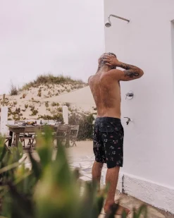 Surf Accessories|Surf Accessories>Floris van Bommel Breaks Recycled Boardshort Taco Time Black