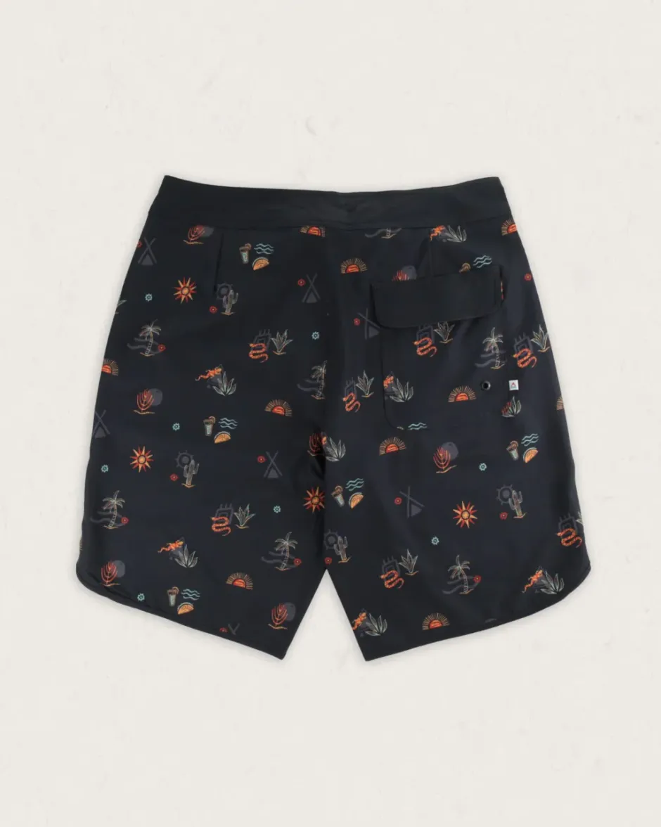 Surf Accessories|Surf Accessories>Floris van Bommel Breaks Recycled Boardshort Taco Time Black