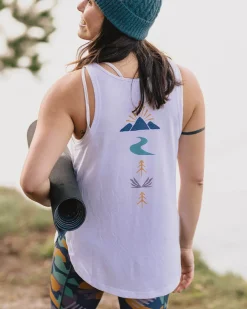 Tank Tops|Tops & T-Shirts>Passenger Breezy Recycled Active Tank Top White