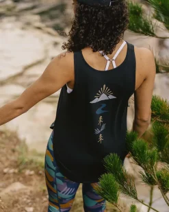 Tank Tops|Tops & T-Shirts>Passenger Breezy Recycled Active Tank Top Black