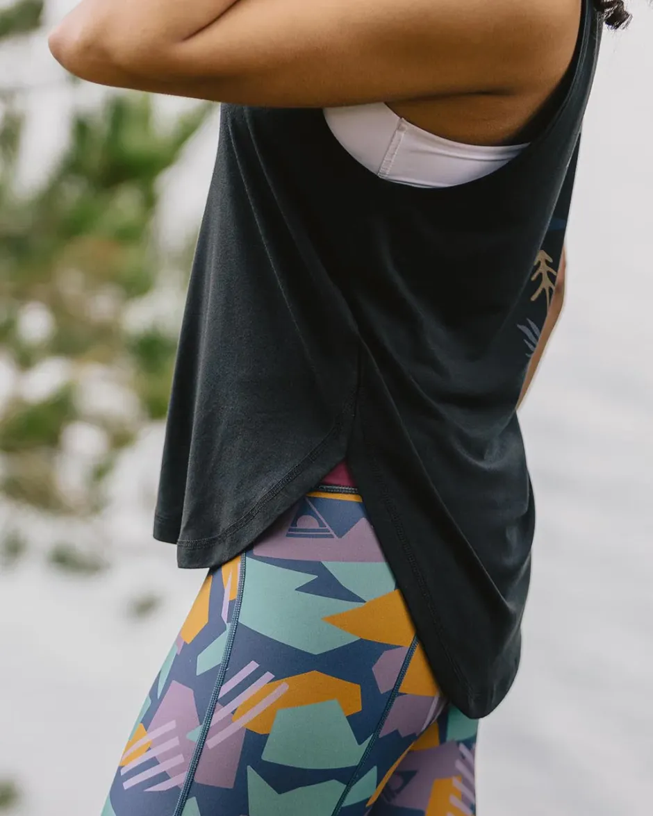 Tank Tops|Tops & T-Shirts>Passenger Breezy Recycled Active Tank Top Black