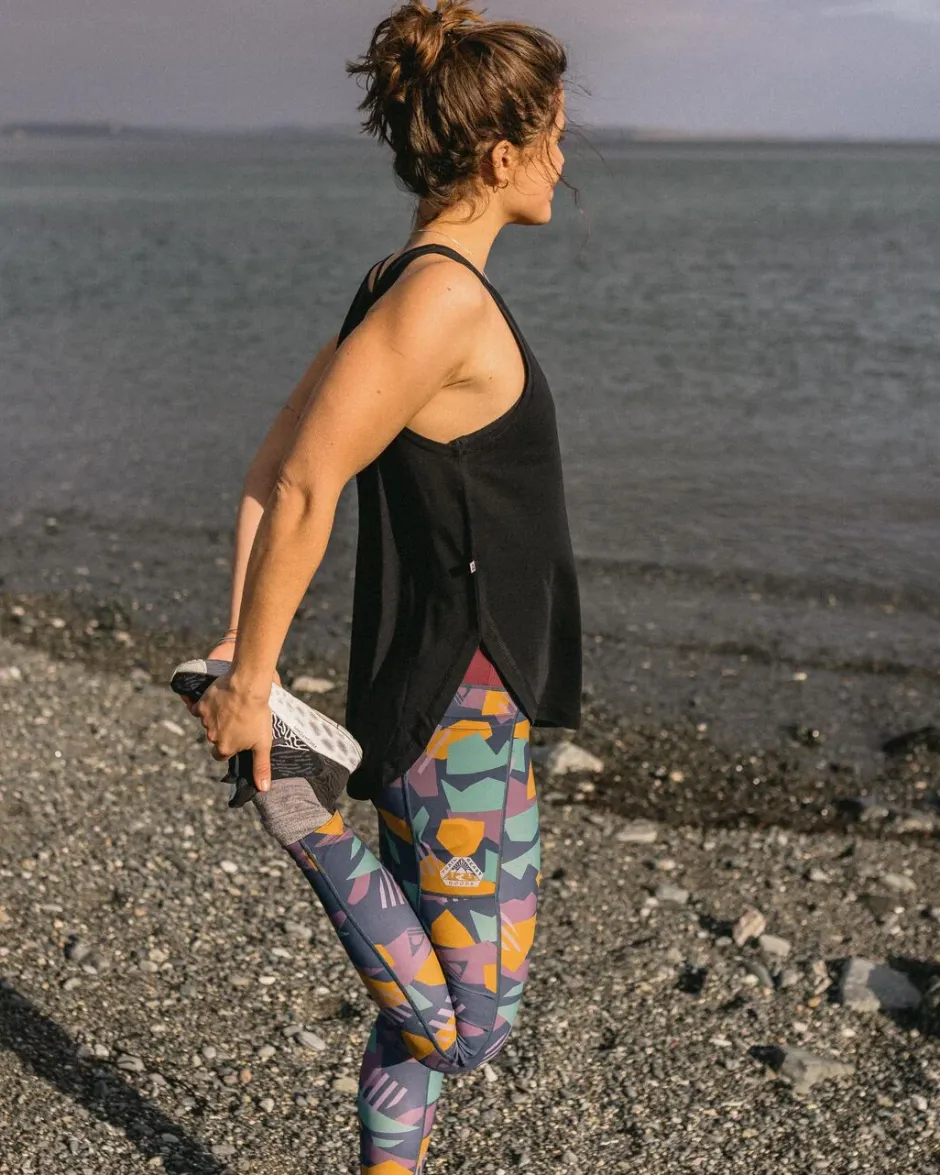Tank Tops|Tops & T-Shirts>Passenger Breezy Recycled Active Tank Top Black