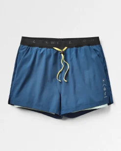 Shorts|Activewear>Passenger Byway Active Recycled Short Dark Denim