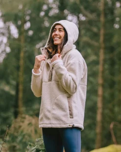 Fleece|Fleece>Passenger Calla Hooded Pullover Recycled Fleece Birch
