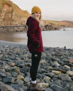 Fleece|Fleece>Passenger Calla Hooded Recycled Polar-Lined Fleece Windsor Wine