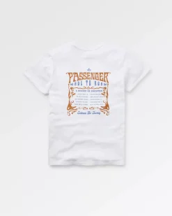 Tops & T-Shirts|Women's Outlet>Passenger Canelazo Recycled Cotton T-Shirt White