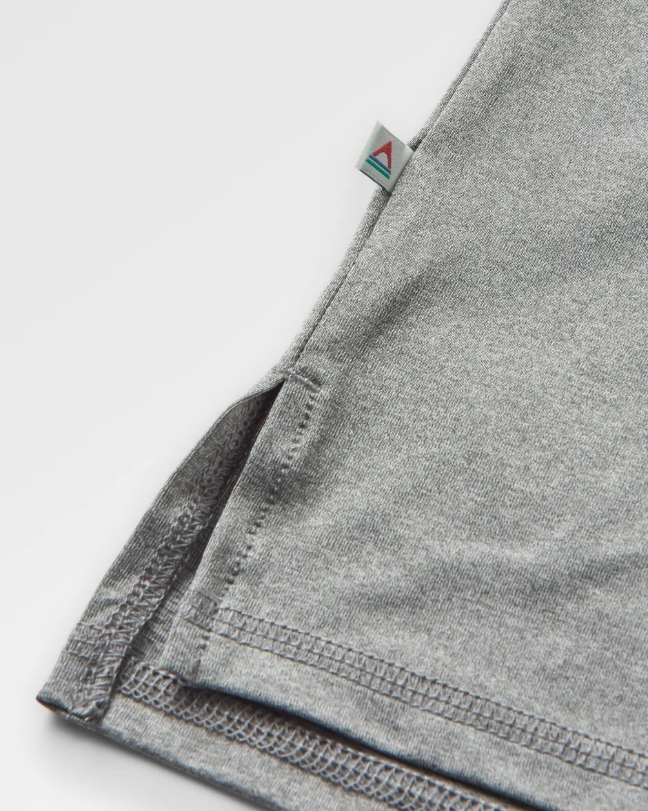 T-Shirts & Tank Tops|Activewear>Passenger Classic Active Recycled Marl LS T-Shirt Grey Marl
