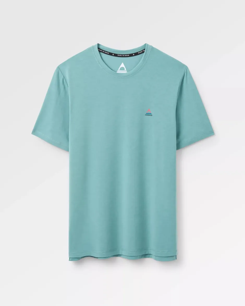 T-Shirts & Tank Tops|Activewear>Floris van Bommel Classic Active Recycled T-Shirt Shallow Waters