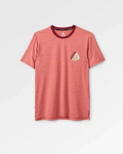 T-Shirts & Tank Tops|Activewear>Passenger Classic Active Recycled T-Shirt Marl Mineral Red Marl