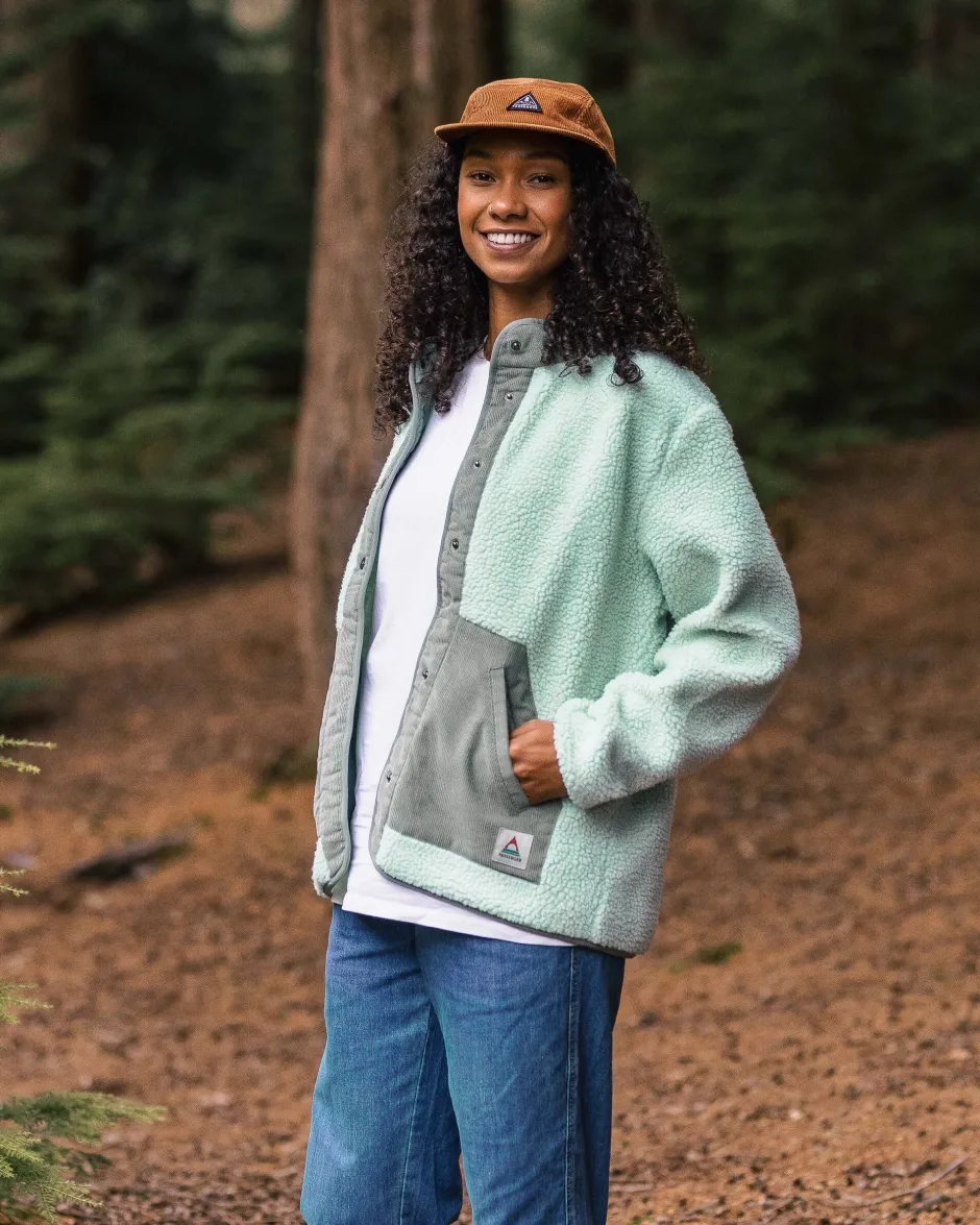 Fleece|Fleece>Passenger Clover Recycled Deep-Pile Sherpa Fleece Surf Spray