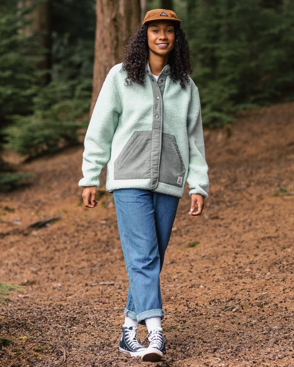 Fleece|Fleece>Passenger Clover Recycled Deep-Pile Sherpa Fleece Surf Spray