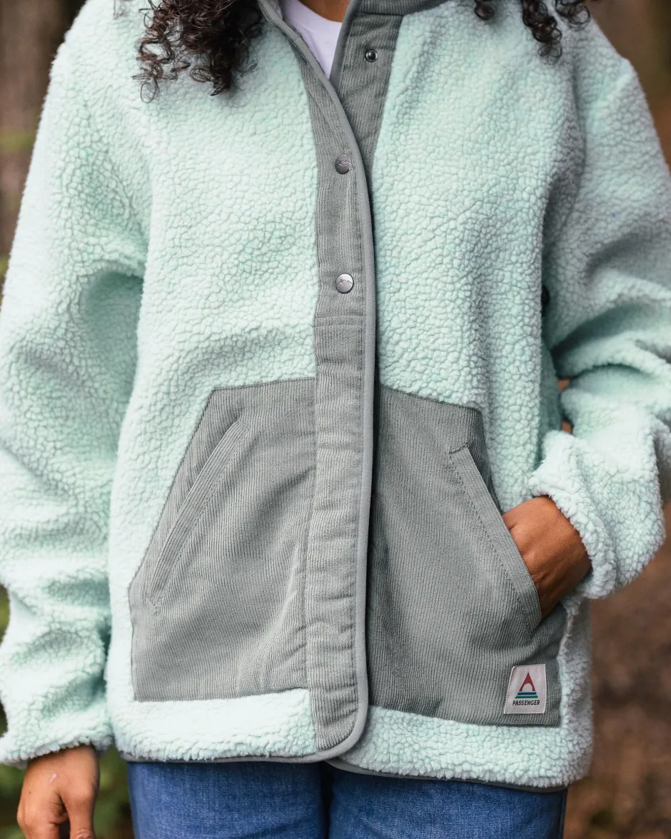 Fleece|Fleece>Passenger Clover Recycled Deep-Pile Sherpa Fleece Surf Spray