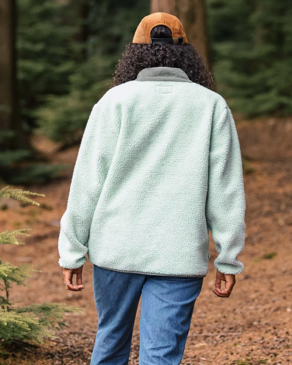Fleece|Fleece>Passenger Clover Recycled Deep-Pile Sherpa Fleece Surf Spray