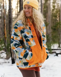 Fleece|Fleece>Passenger Clover Recycled Deep-Pile Sherpa Fleece Off White Camo