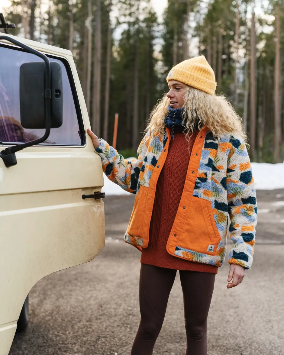 Fleece|Fleece>Passenger Clover Recycled Deep-Pile Sherpa Fleece Off White Camo