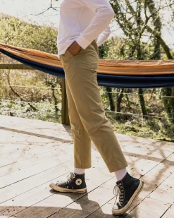 Dungarees & Pants>Passenger Compass Elasticated Waist Pants Biscuit