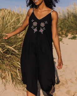 Jumpsuits & Playsuits|Dungarees & Pants>Passenger Copetin Jumpsuit Black