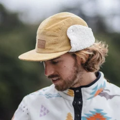 Accessories|Caps & Hats>Passenger Cord Daytime Sherpa Lined Hat Sandy Brown