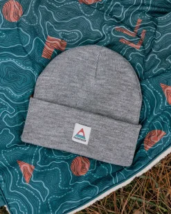Accessories|Beanies>Passenger Core Recycled Low-Top Beanie Grey Marl