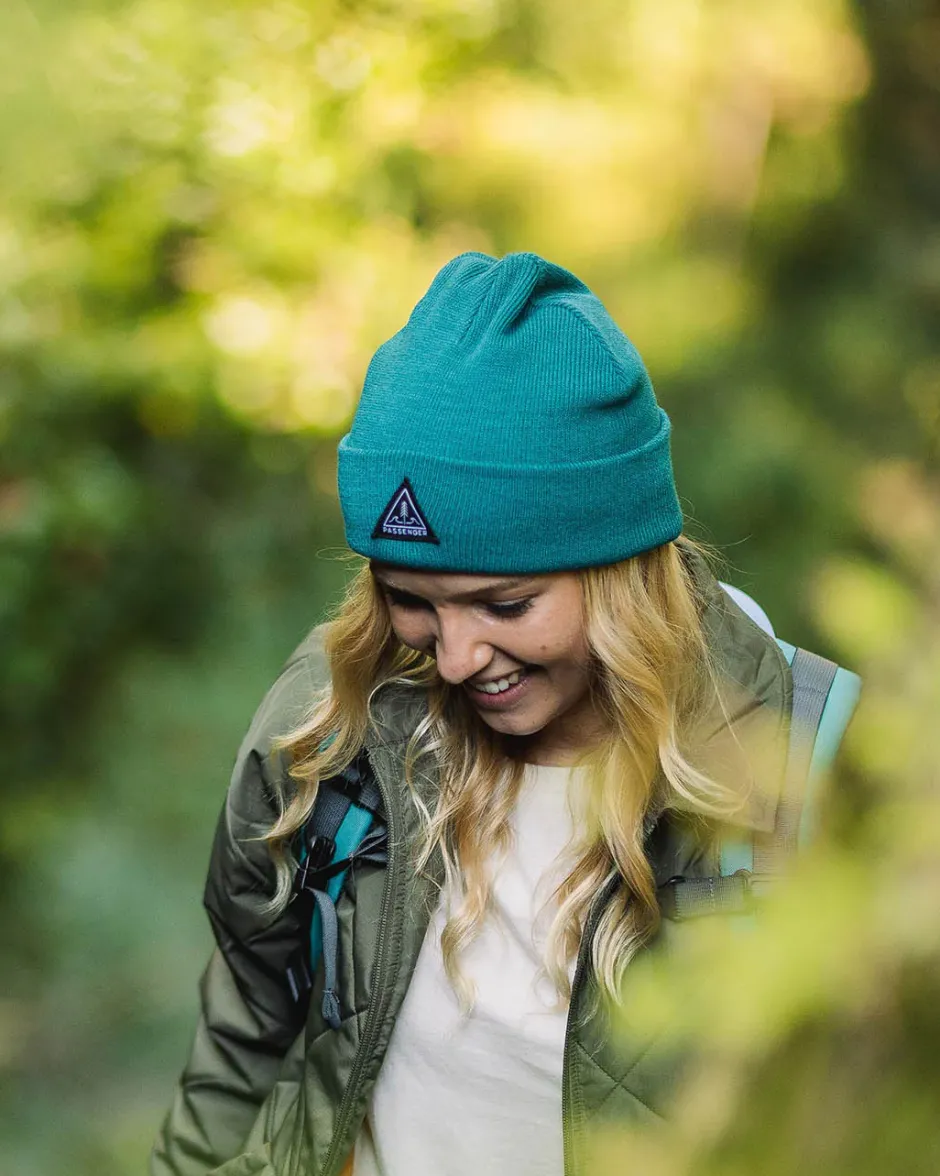 Beanies|Beanies>Floris van Bommel Core Recycled Low-Top Beanie Shaded Spruce
