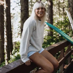 Knitwear|Women's Outlet>Passenger Cove Knitted Jumper Off White