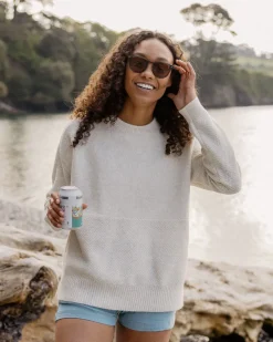 Knitwear|Winter Road Trip Essentials>Passenger Cove Recycled Knitted Jumper Off White