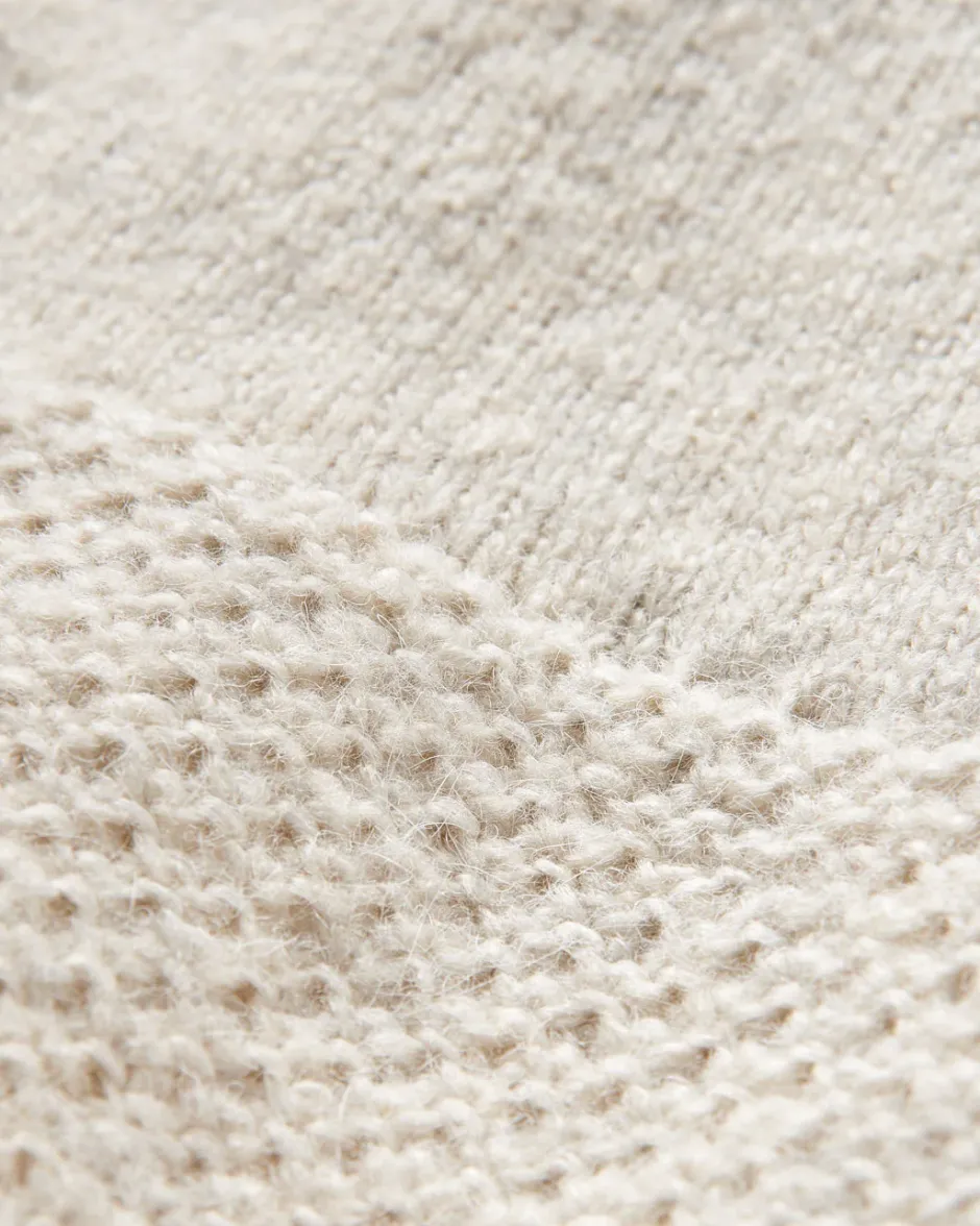 Knitwear|Winter Road Trip Essentials>Passenger Cove Recycled Knitted Jumper Off White