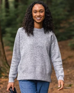 Knitwear|Women's Outlet>Passenger Cove Recycled Knitted Jumper Grey Marl