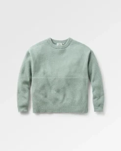 Knitwear|Winter Road Trip Essentials>Passenger Cove Recycled Knitted Jumper Pistachio