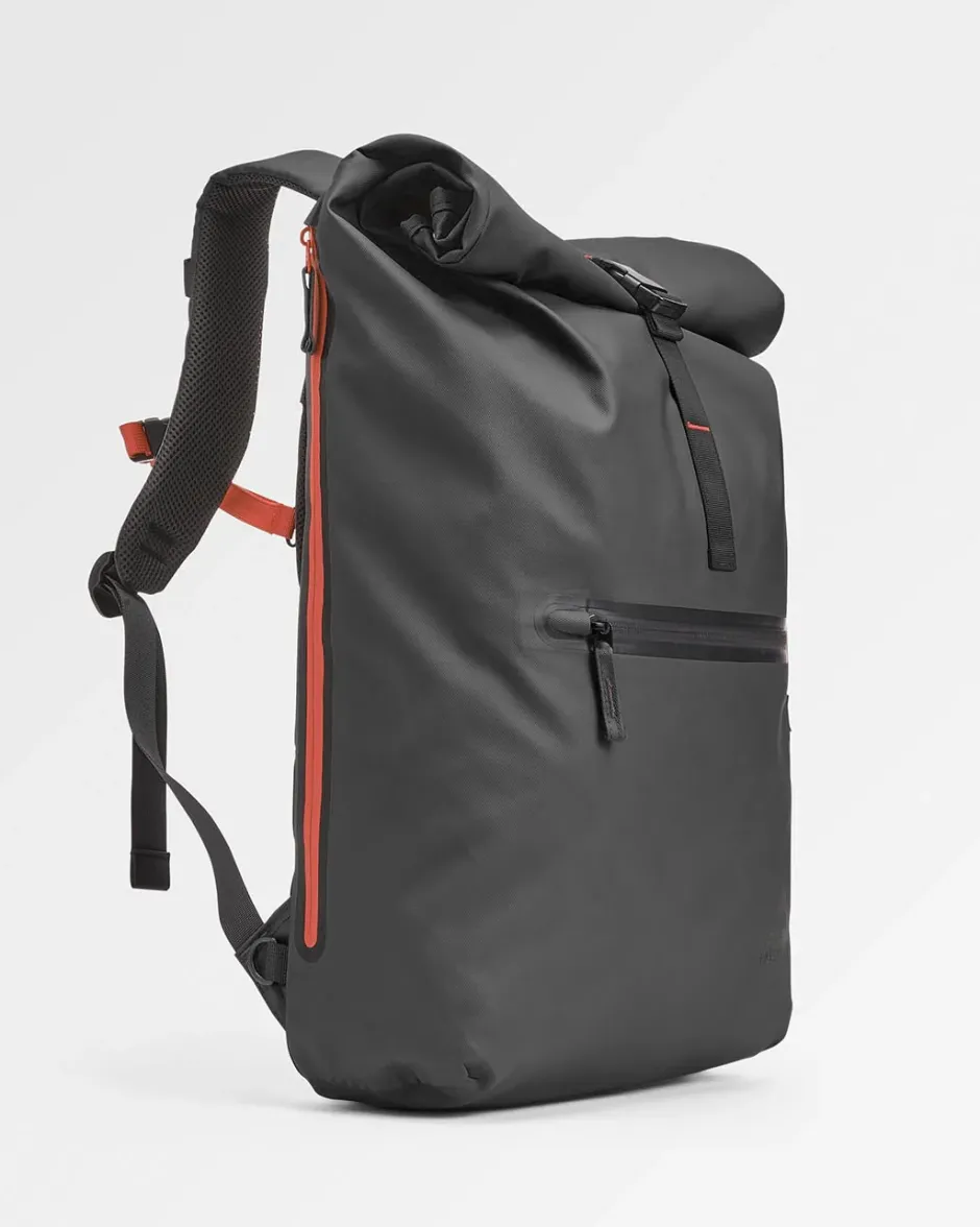 Surf Accessories|Surf Accessories>Floris van Bommel Crossing Roll Top Backpack Charcoal/ Black