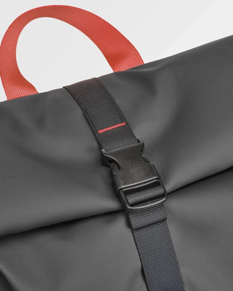 Surf Accessories|Surf Accessories>Floris van Bommel Crossing Roll Top Backpack Charcoal/ Black