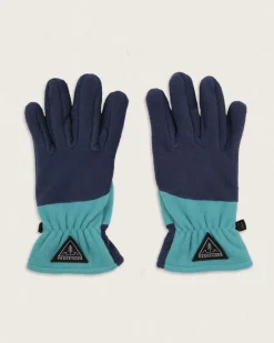 Accessories|Gloves>Passenger Daytrip Recycled Polar Fleece Touch Screen Gloves Blue Coral