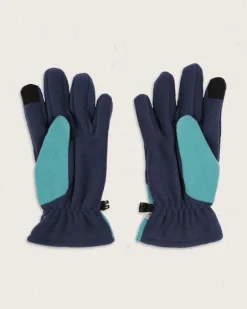 Accessories|Gloves>Passenger Daytrip Recycled Polar Fleece Touch Screen Gloves Blue Coral