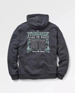 Hoodies & Sweatshirts>Passenger Decade Recycled Cotton Hoodie Black