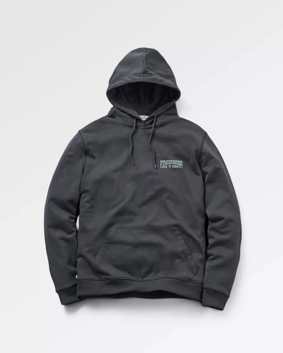 Hoodies & Sweatshirts>Passenger Decade Recycled Cotton Hoodie Black