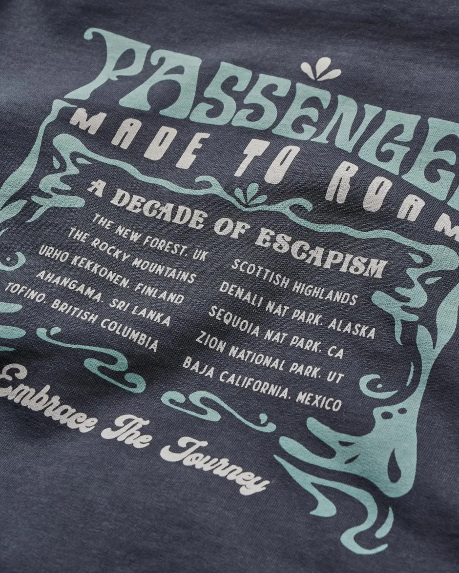 Hoodies & Sweatshirts>Passenger Decade Recycled Cotton Hoodie Black