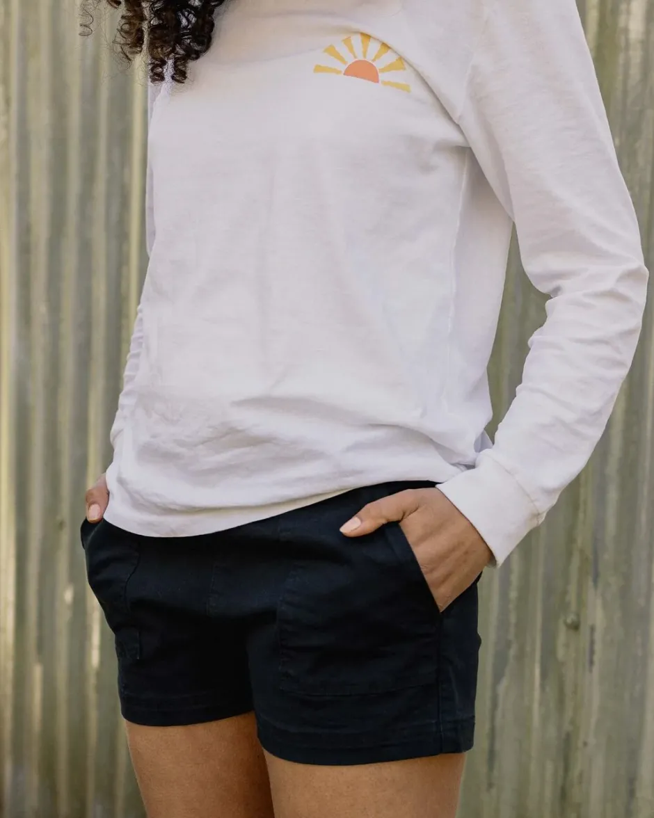 Shorts|Women's Outlet>Passenger Del Sur Organic Cotton Short True Black