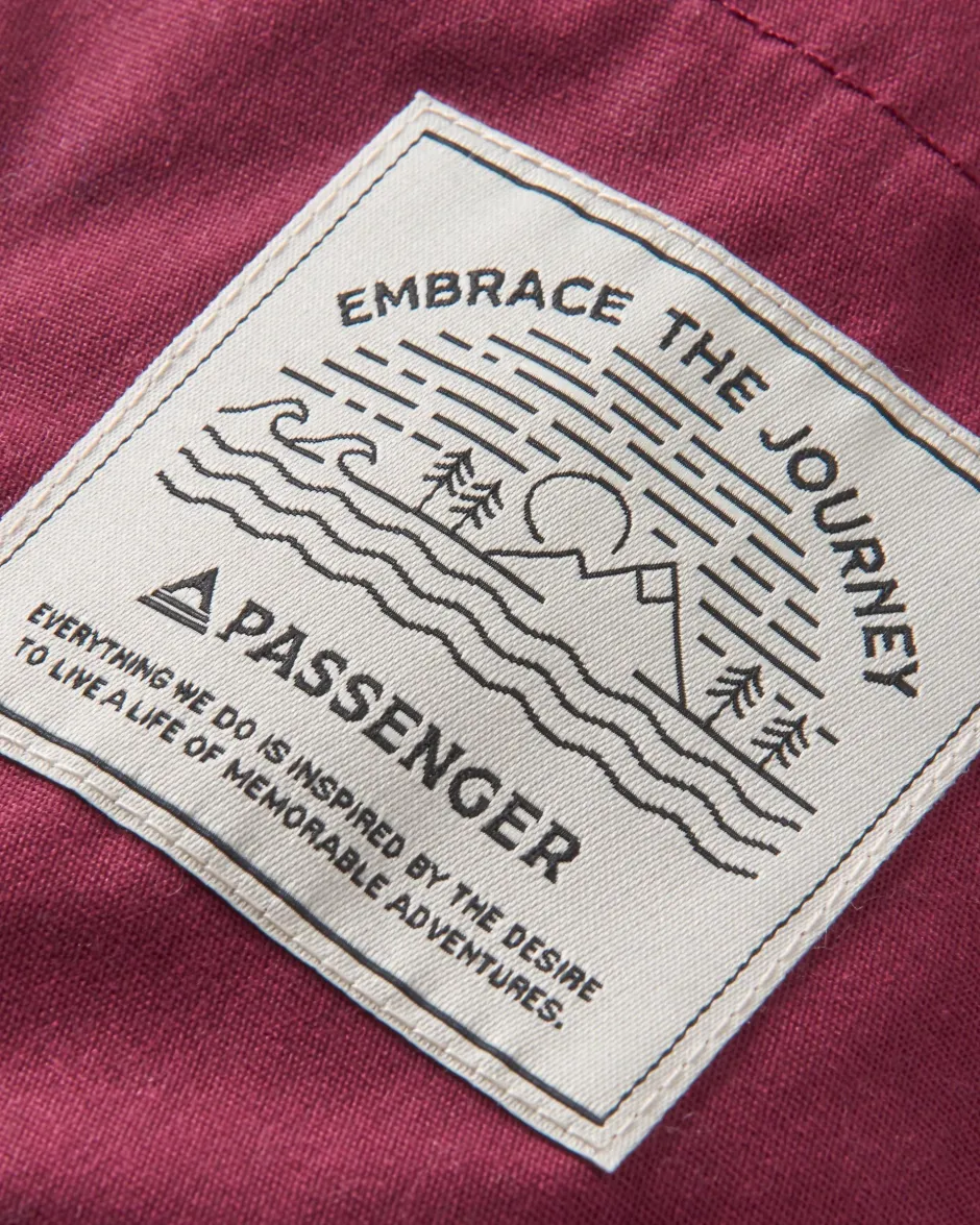 Men's Outlet|Men's>Passenger Discover Recycled Sherpa Lined Jacket Wine