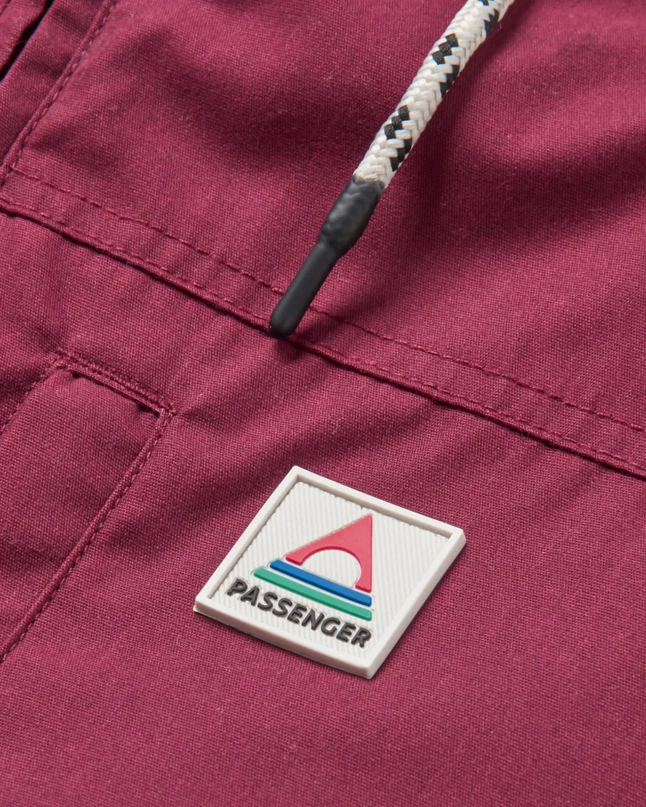 Men's Outlet|Men's>Passenger Discover Recycled Sherpa Lined Jacket Wine