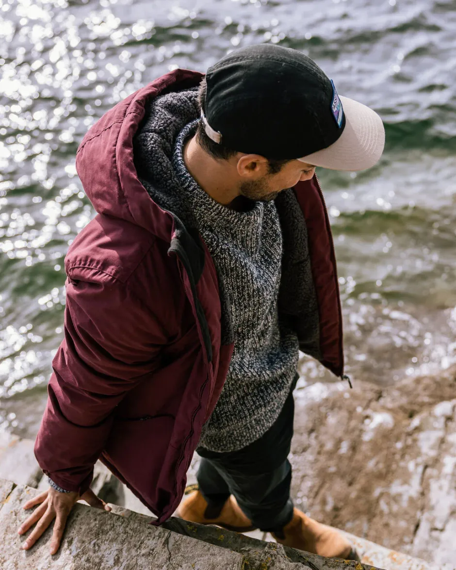 Men's Outlet|Men's>Passenger Discover Recycled Sherpa Lined Jacket Wine