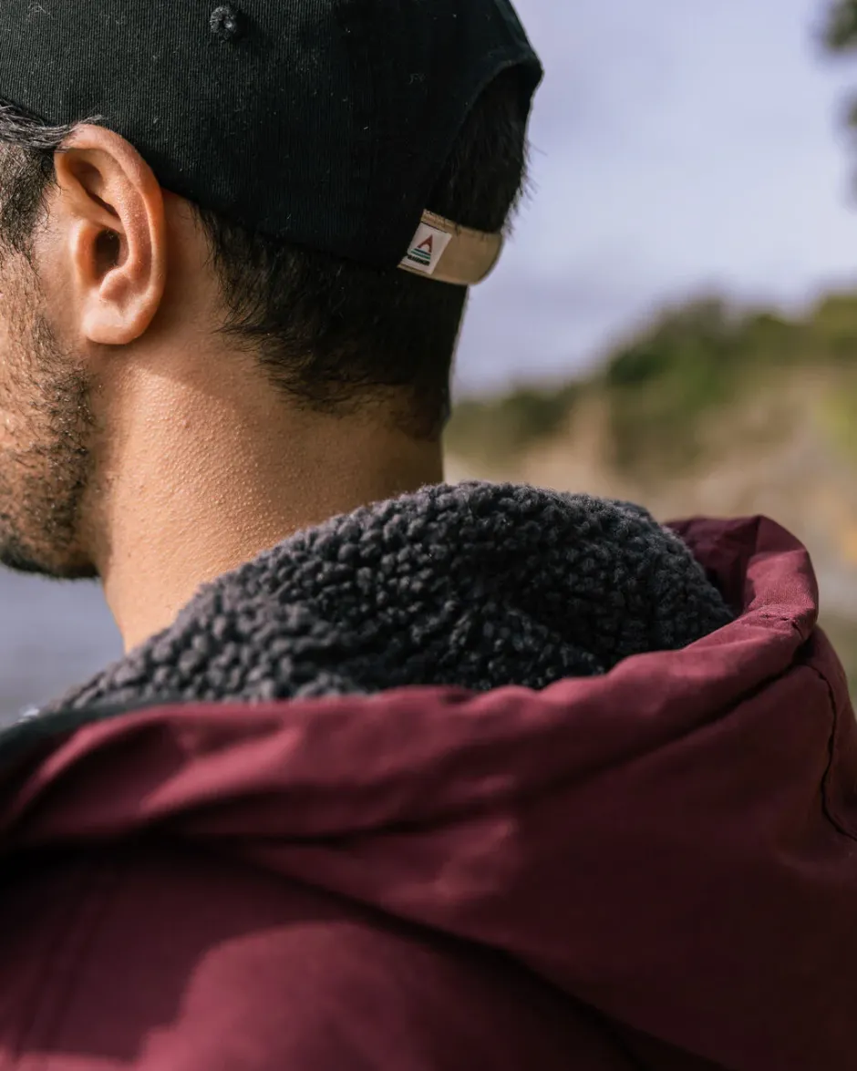 Men's Outlet|Men's>Passenger Discover Recycled Sherpa Lined Jacket Wine