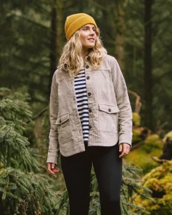 Shirts|Women's Outlet>Passenger Dove Recycled Cord LS Shirt Feather