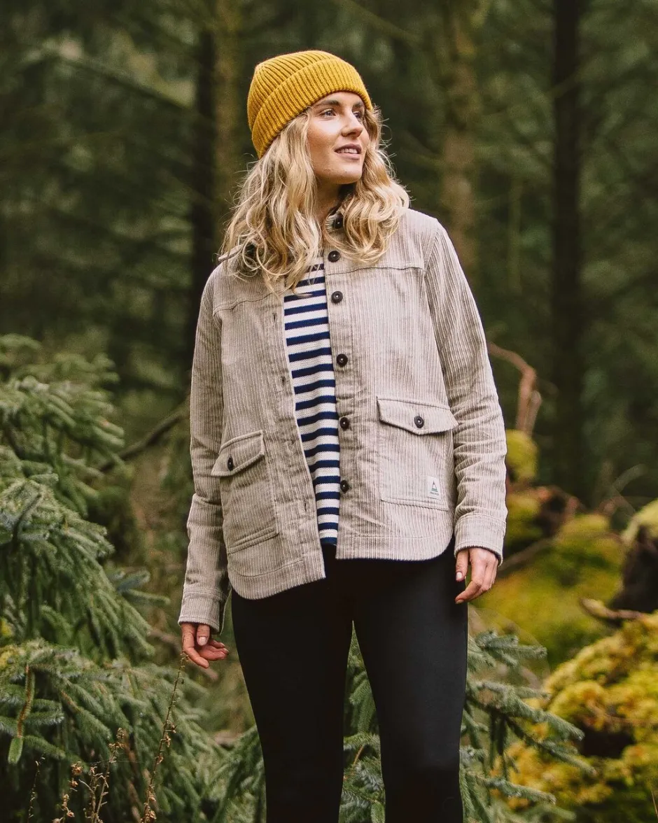 Shirts|Women's Outlet>Passenger Dove Recycled Cord LS Shirt Feather