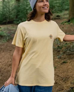 Tops & T-Shirts|Women's Outlet>Passenger Dreamer Oversized Recycled Cotton T-Shirt Golden Haze
