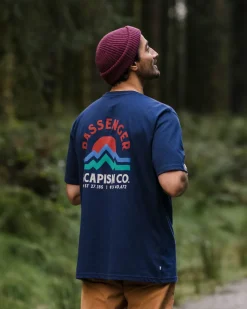 T-Shirts & Tank Tops|Men's Outlet>Passenger Dumont Organic Relaxed Fit T-Shirt Rich Navy
