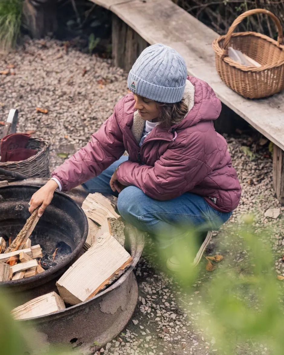 Insulated|Women's Outlet>Passenger Earthy Recycled Sherpa Lined Insulated Jacket Crushed Berry