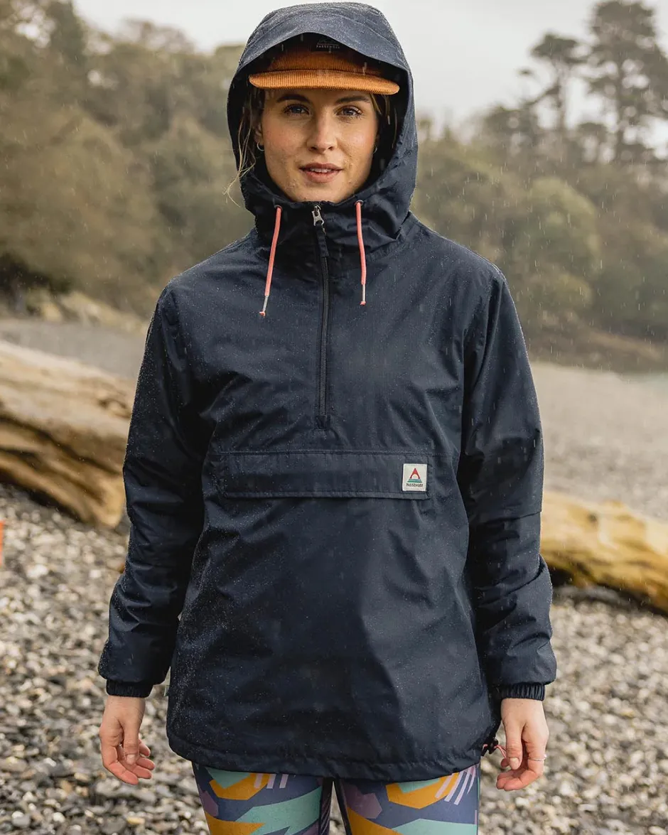 Water Resistant|Shell>Passenger Eden Recycled Oversized Water Resistant Jacket Deep Navy